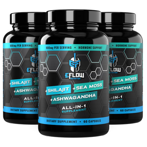 3 Bottles of Shilajit + Sea Moss + Ashwagandha