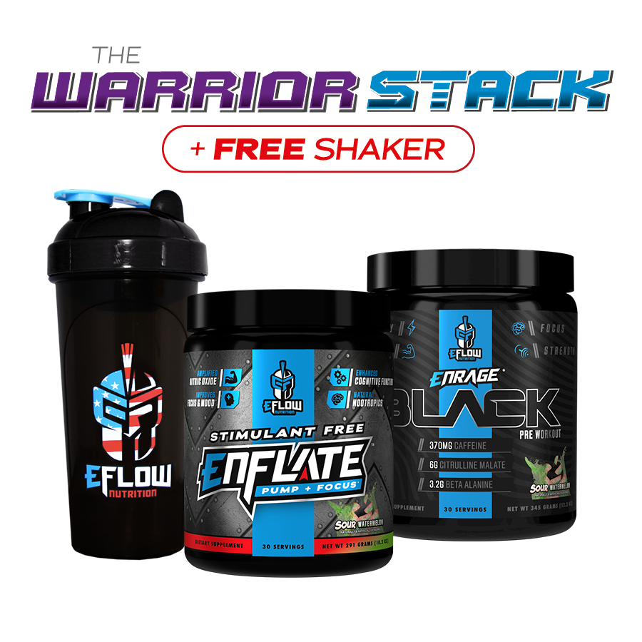 Warrior Stack + FREE Shaker – eFlow Nutrition